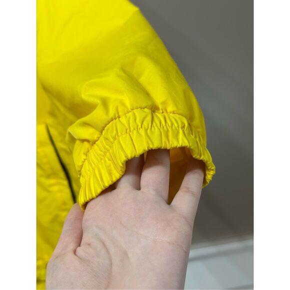 Vintage Obermeyer Yellow Adinorak Jacket Lined Windbreaker Men's Medium - Picture 2 of 11
